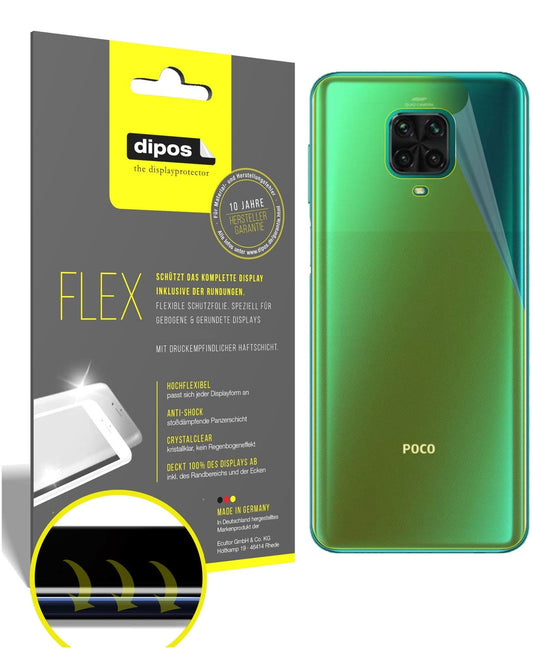 2x 3D Full Cover Schutzfolie für Poco M2 Pro Rücks (1)