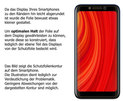 2x Schutzfolie matt für Lava Z61 Pro Display-Schut (6)