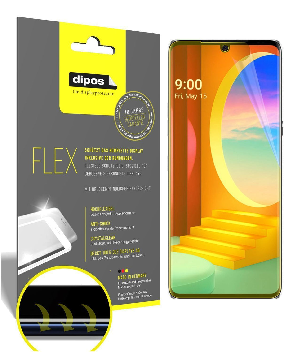 2x 3D Full Cover Schutzfolie für LG Velvet 4G (1)