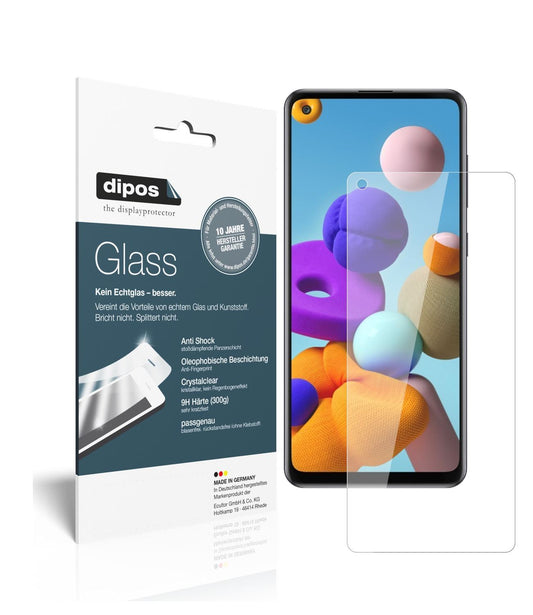 1x 9H Schutzfolie für Samsung Galaxy A21s Panzerfo (1)