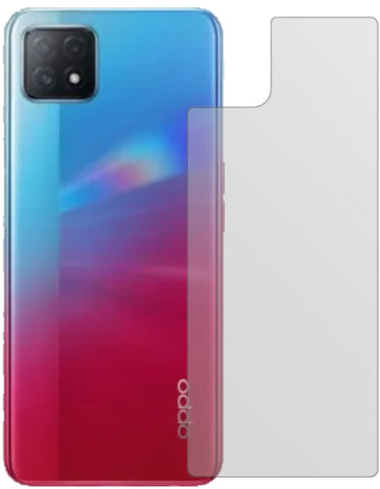 2x Schutzfolie matt für Oppo A72 5G Rückseite Disp (2)