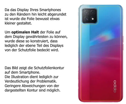2x Schutzfolie matt für Oppo A72 5G Rückseite Disp (6)