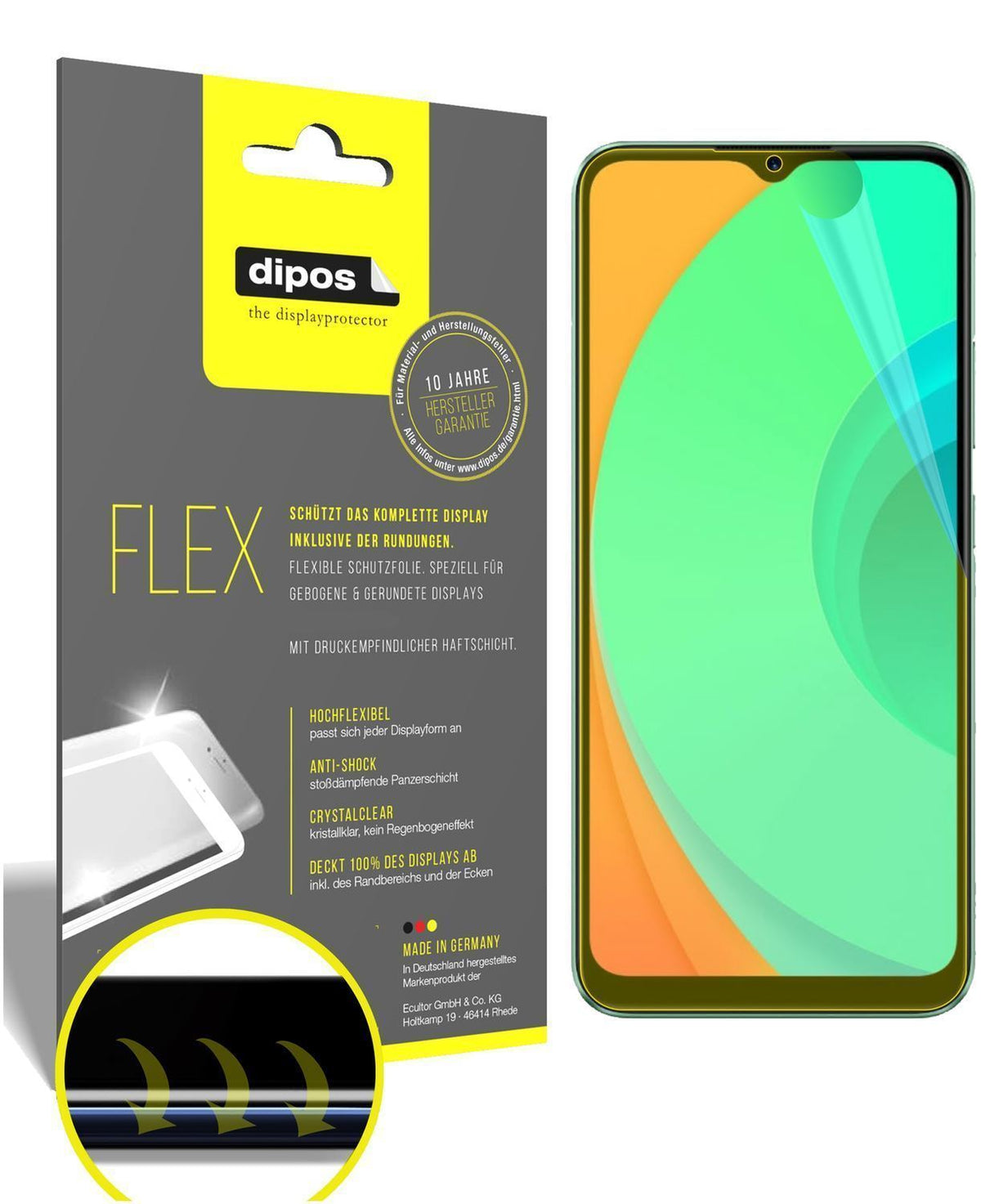 2x 3D Full Cover Schutzfolie für Oppo Realme C11 (1)