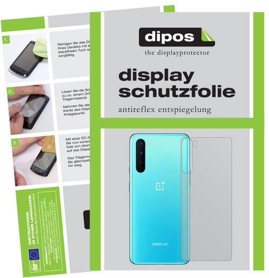 6x Schutzfolie matt für OnePlus Nord Rückseite Dis (1)
