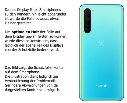 2x Schutzfolie matt für OnePlus Nord Rückseite Dis (6)