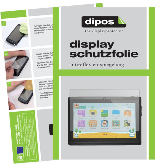 2x Schutzfolie matt für XGODY T702 7 Zoll Display- (1)