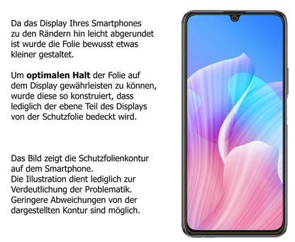 2x 9H Schutzfolie für Huawei Enjoy 20 Plus Panzerf (3)