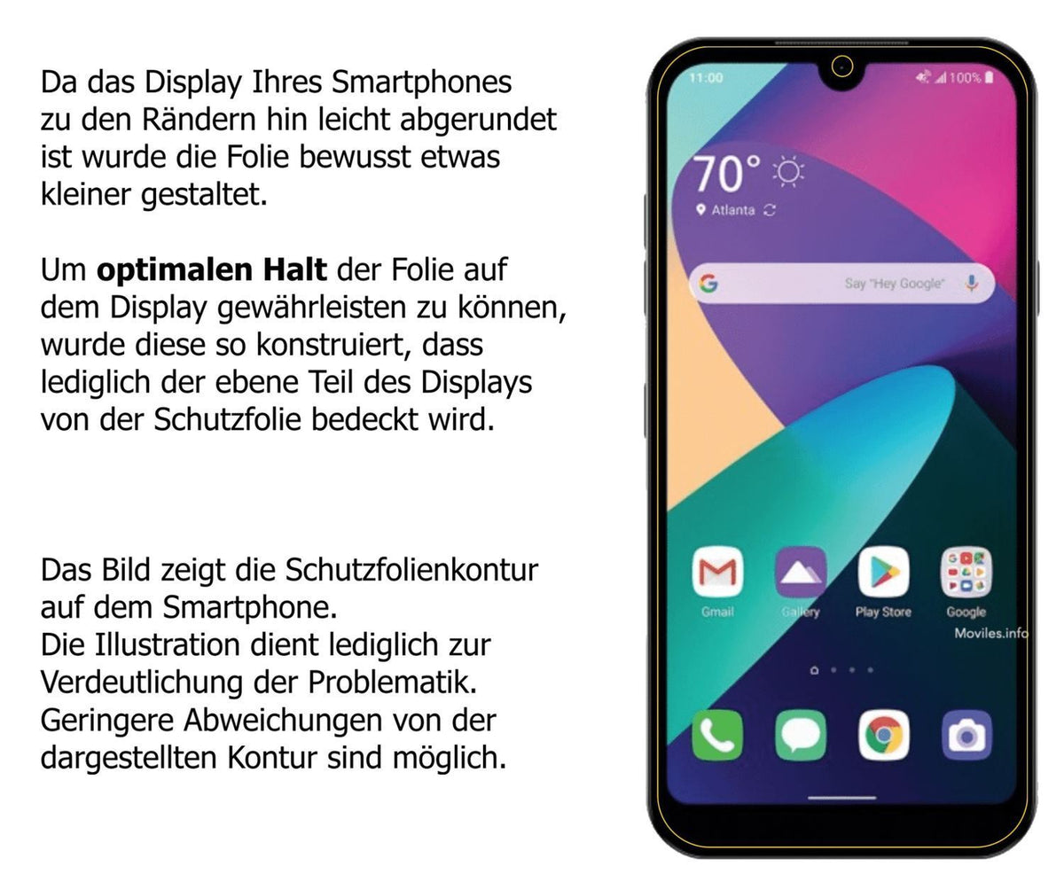 2x 9H Schutzfolie für LG Phoenix 5 Panzerfolie (3)