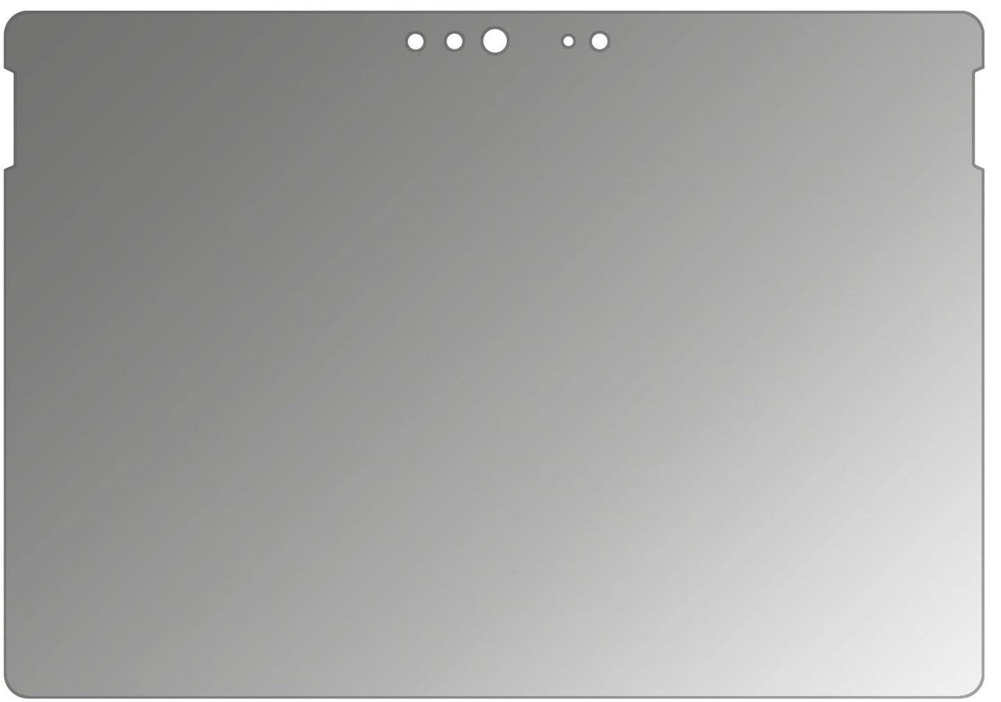 Blickschutzfolie für Microsoft Surface Go 2 matt S (2)
