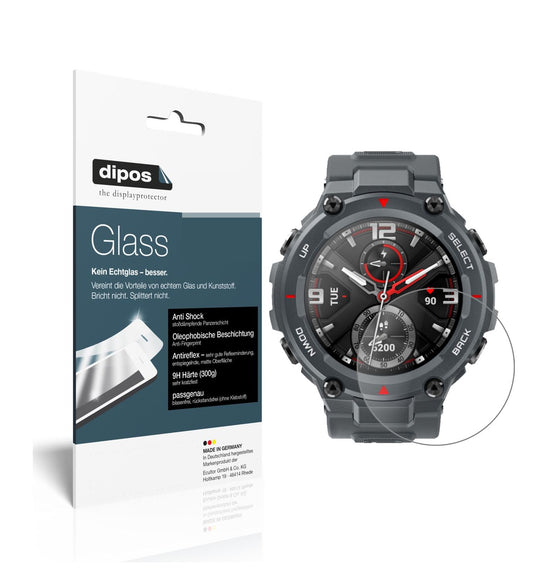 2x 9H Schutzfolie matt für Amazfit T-Rex Smartwatc (1)