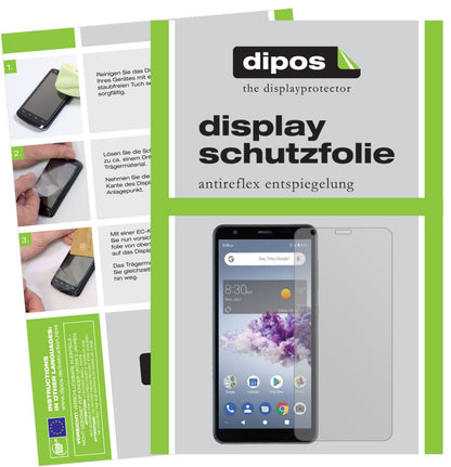 2x Schutzfolie matt für ZTE Blade A3 Prime Display (1)