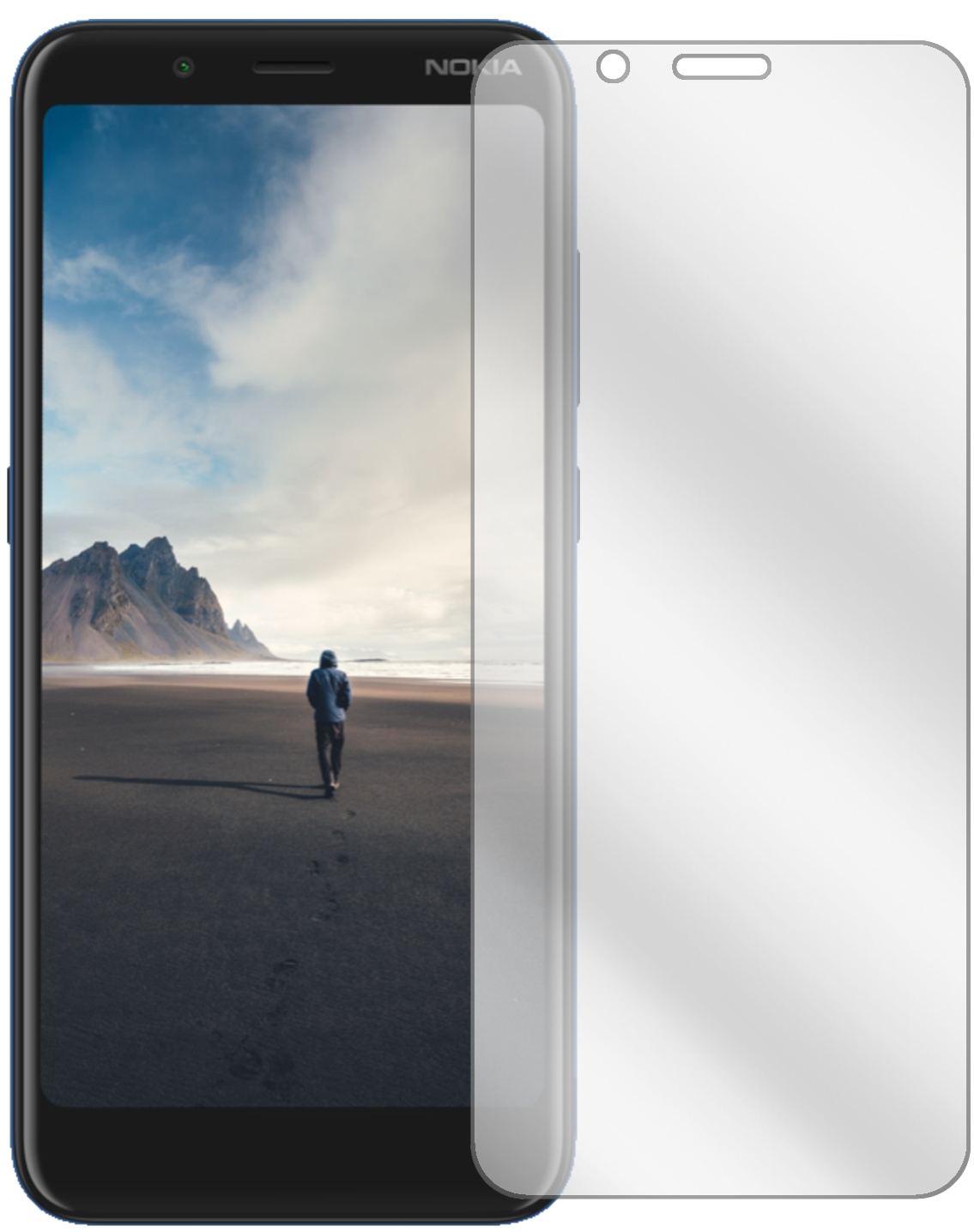 6x Schutzfolie klar für Nokia C2 Tava Display-Schu (2)