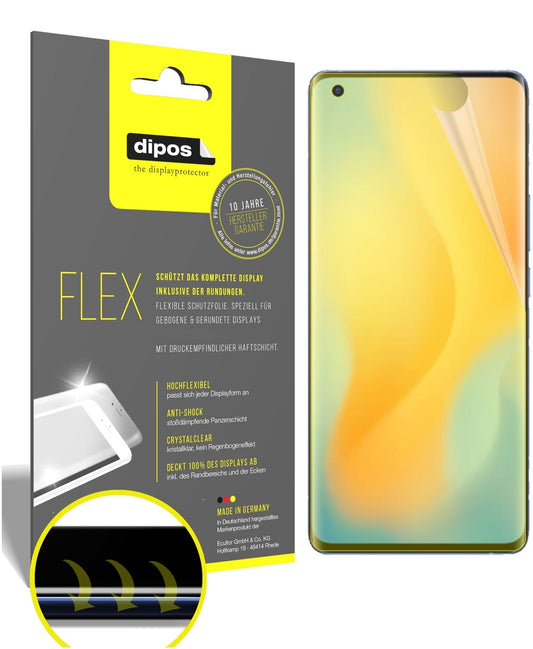 2x 3D Full Cover Schutzfolie für Vivo X50 Pro (1)