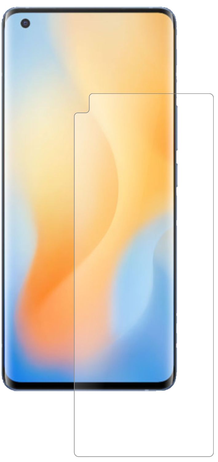2x 9H Schutzfolie matt für Vivo X50 Pro Panzerfoli (2)