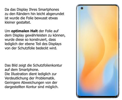 2x 9H Schutzfolie für Vivo X50 Pro Panzerfolie (3)