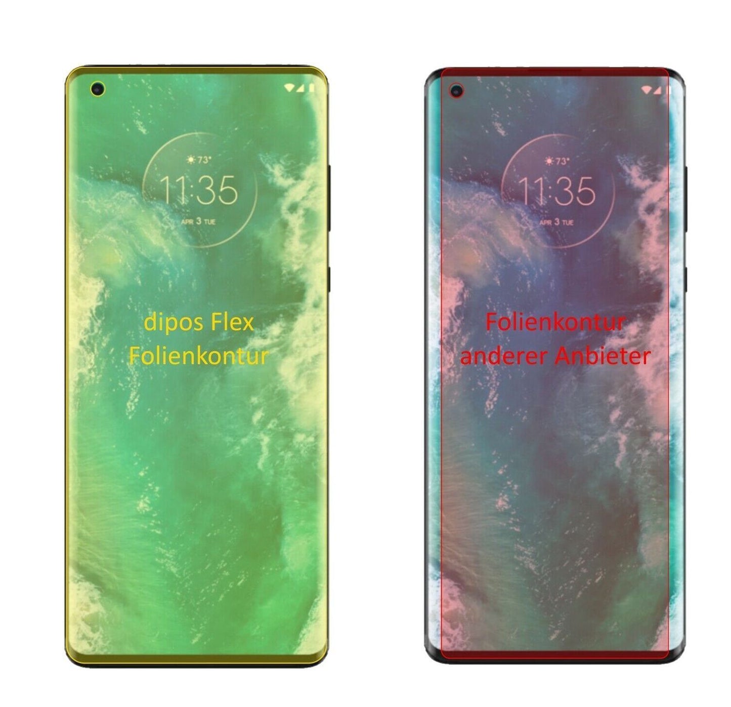 2x 3D Full Cover Schutzfolie für Motorola Edge (2)