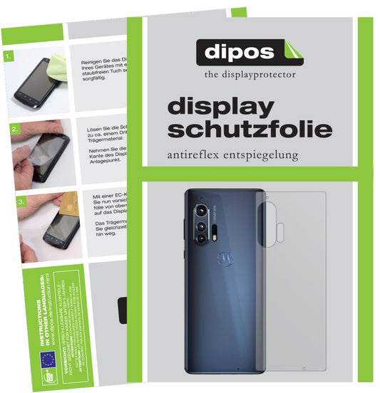 2x Schutzfolie matt für Motorola Edge Rückseite Di (1)