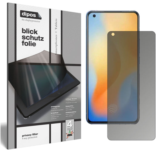 Blickschutzfolie für Vivo X50 matt Schutzfolie Pri (1)