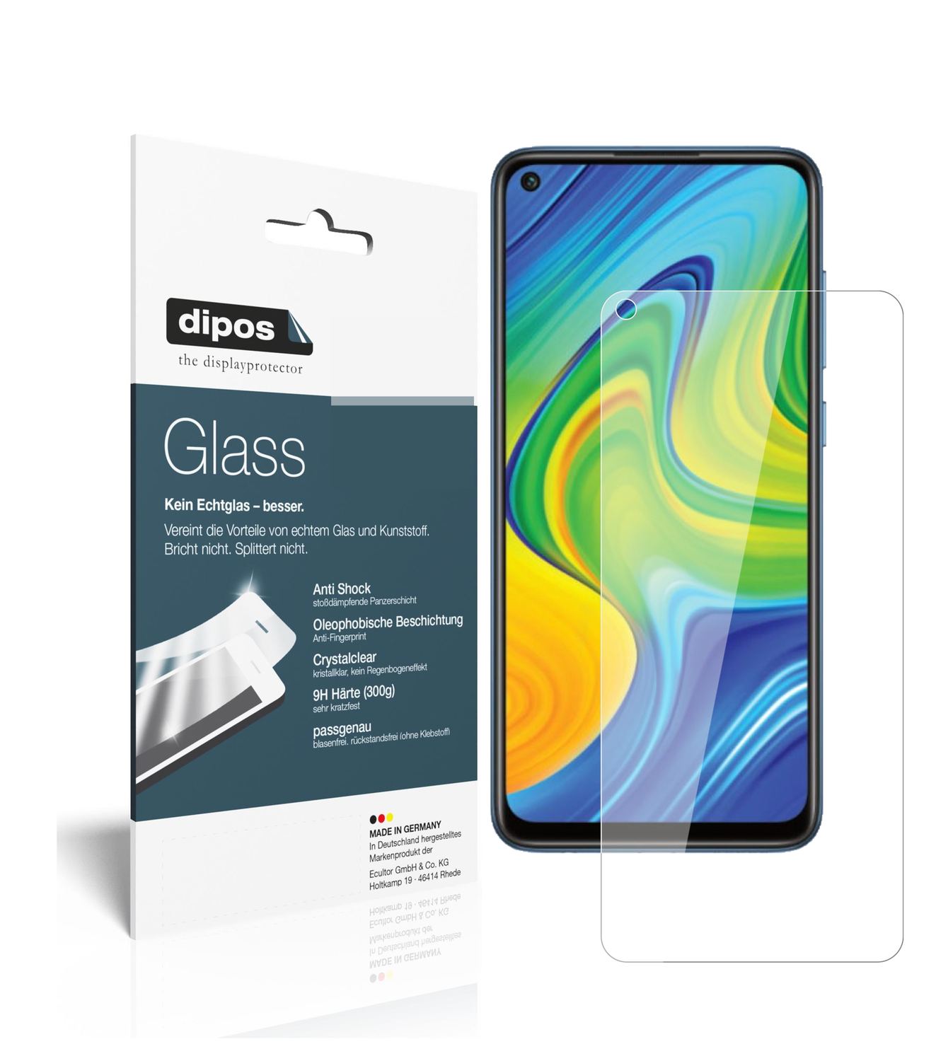 2x 9H Schutzfolie für Xiaomi Redmi 10X 4G Panzerfo (1)