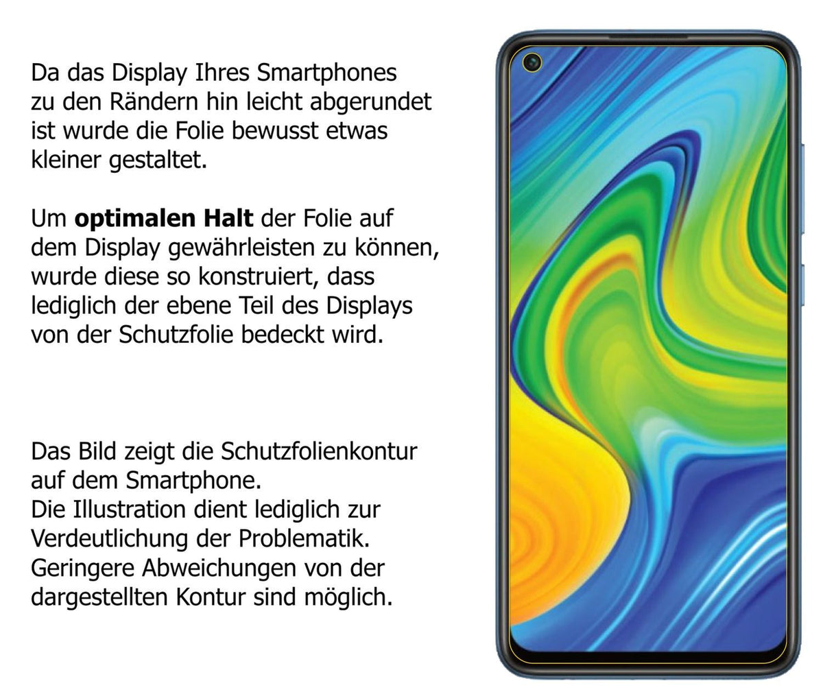2x 9H Schutzfolie für Xiaomi Redmi 10X 4G Panzerfo (3)