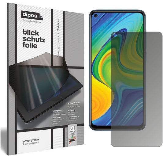 Blickschutzfolie für Xiaomi Redmi Note 9 matt Schu (1)