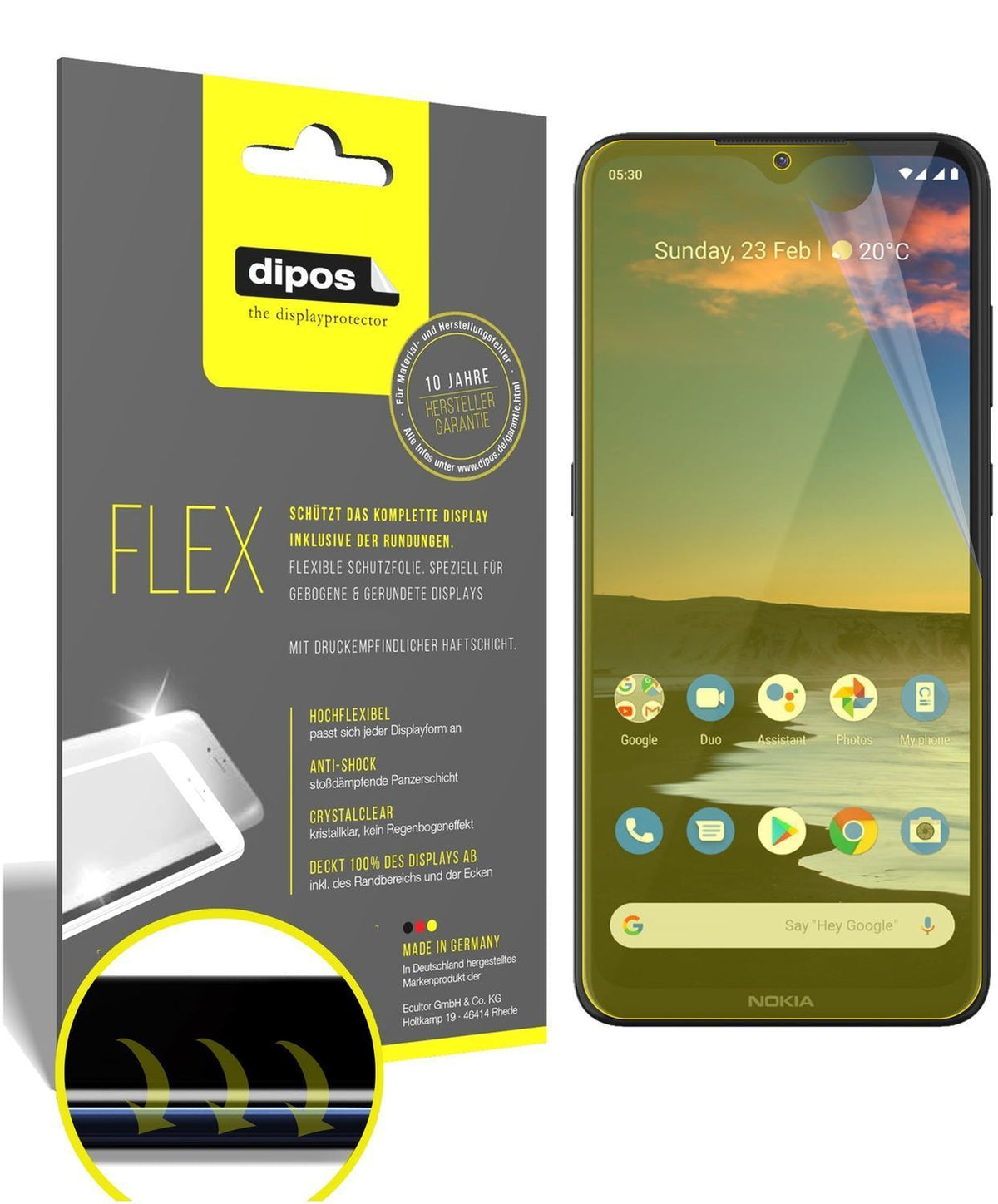 3x 3D Full Cover Schutzfolie für Nokia 46086 (1)