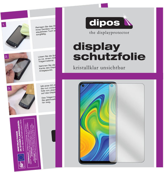 6x Schutzfolie klar für Xiaomi Redmi Note 9 Displa (1)