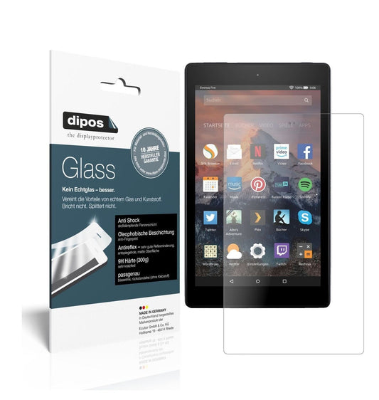 1x 9H Schutzfolie matt für Amazon Fire HD 8 Plus ( (1)