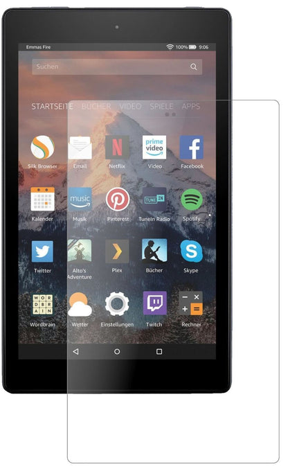 1x 9H Schutzfolie matt für Amazon Fire HD 8 Plus ( (2)