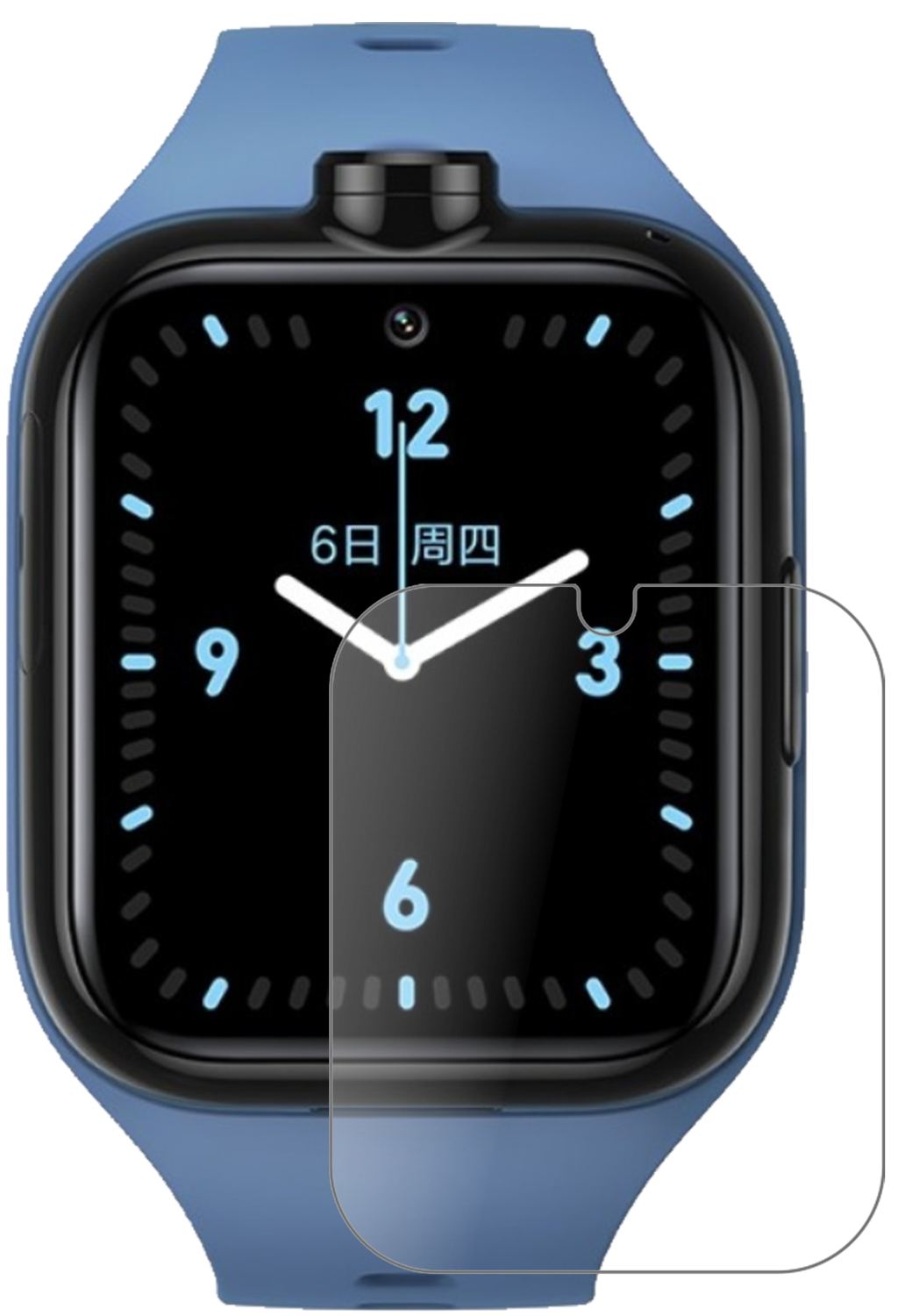 1x 9H Schutzfolie matt für Xiaomi Mi Kids Watch 4  (2)