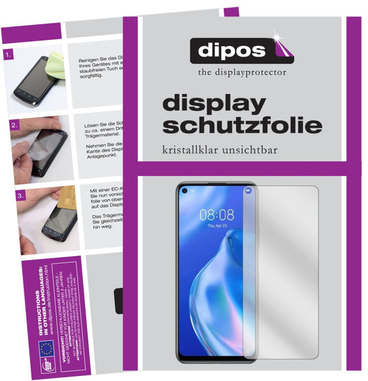 5x Schutzfolie klar für Huawei nova 7 SE Display-S (1)