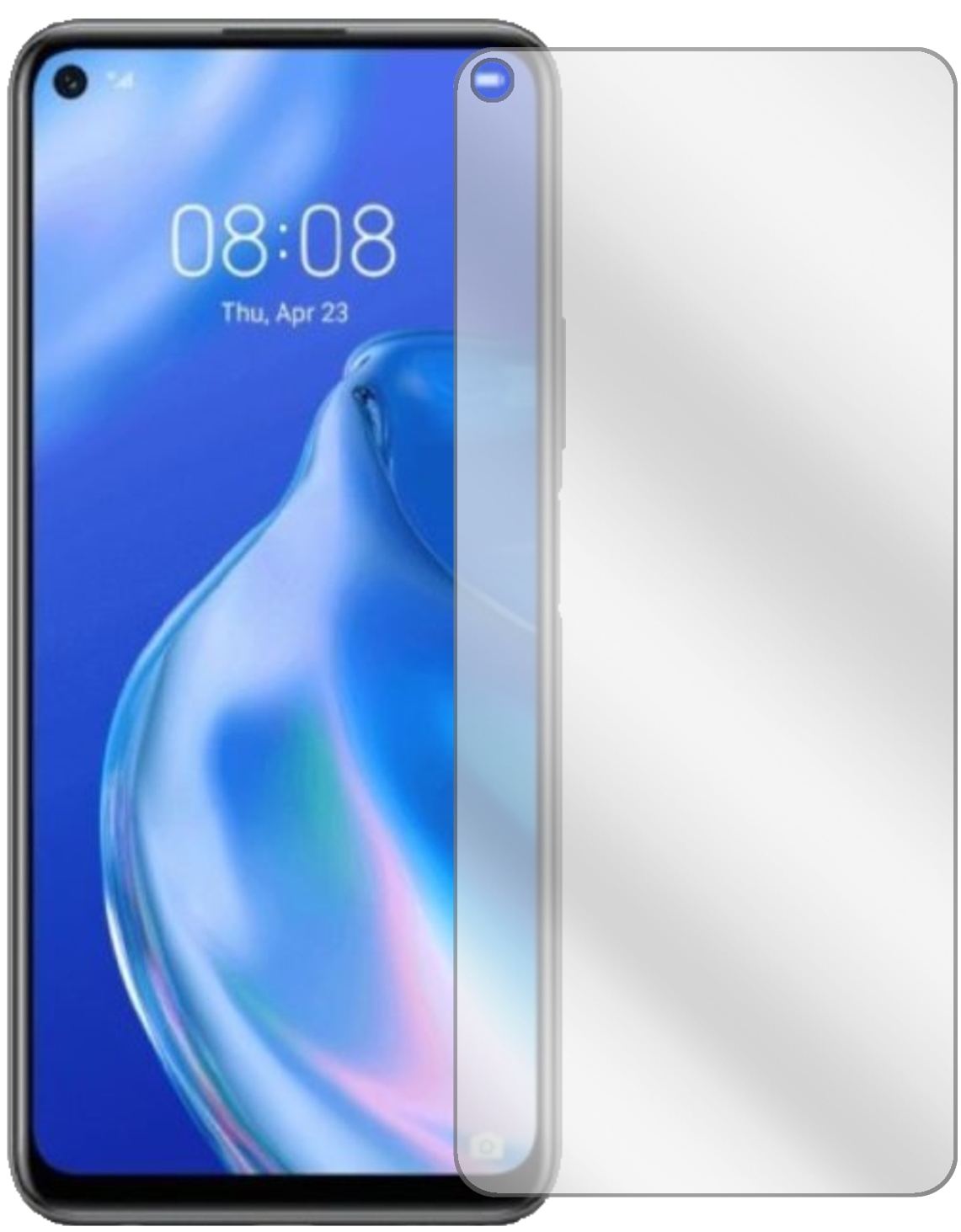 5x Schutzfolie klar für Huawei nova 7 SE Display-S (2)
