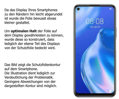 5x Schutzfolie klar für Huawei nova 7 SE Display-S (5)