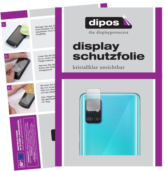 5x Schutzfolie klar für Samsung Galaxy A51 5G Kame (1)