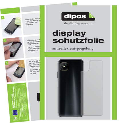5x Schutzfolie matt für Oppo A92s Rückseite Displa (1)