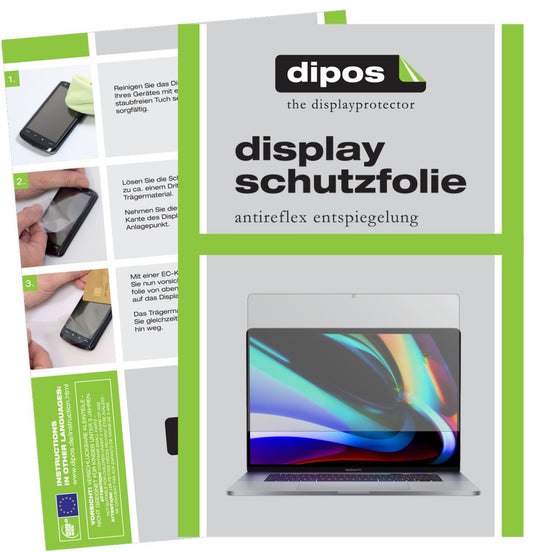 2x Schutzfolie matt für Apple MacBook Pro 16 Zoll  (1)
