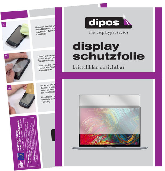 1x Schutzfolie klar für Apple MacBook Pro 13 Zoll  (1)