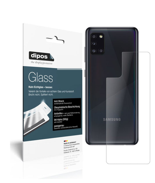 2x 9H Schutzfolie matt für Samsung Galaxy A31 Rück (1)