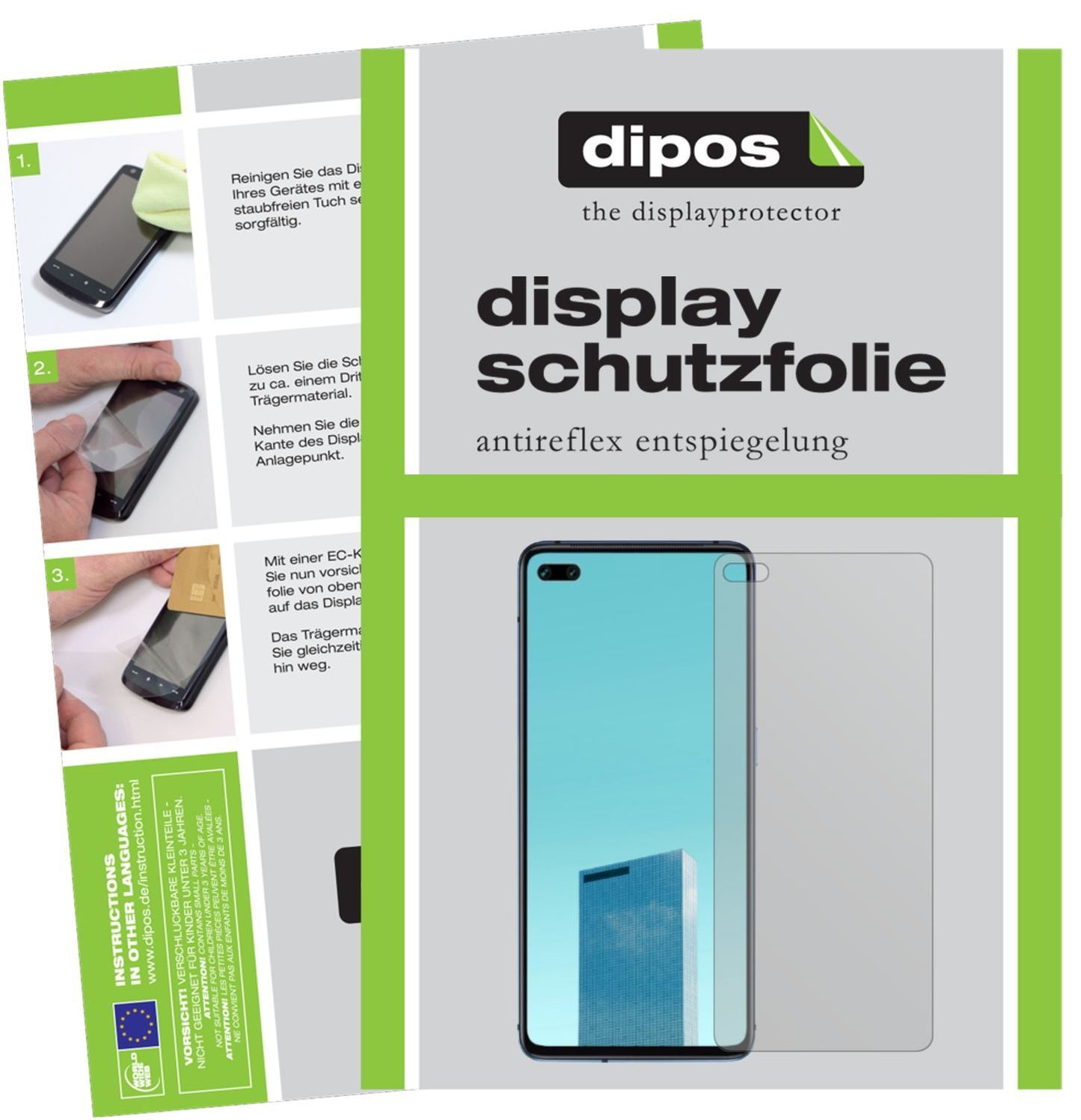 6x Schutzfolie matt für Oppo A92s Display-Schutzfo (1)