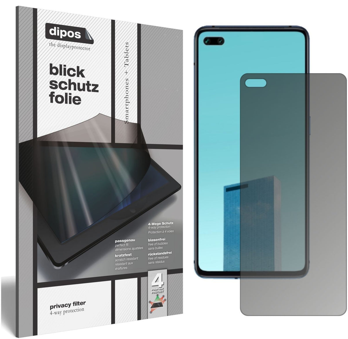 Blickschutzfolie für Oppo A92s matt Schutzfolie Pr (1)