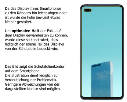 Blickschutzfolie für Oppo A92s matt Schutzfolie Pr (5)