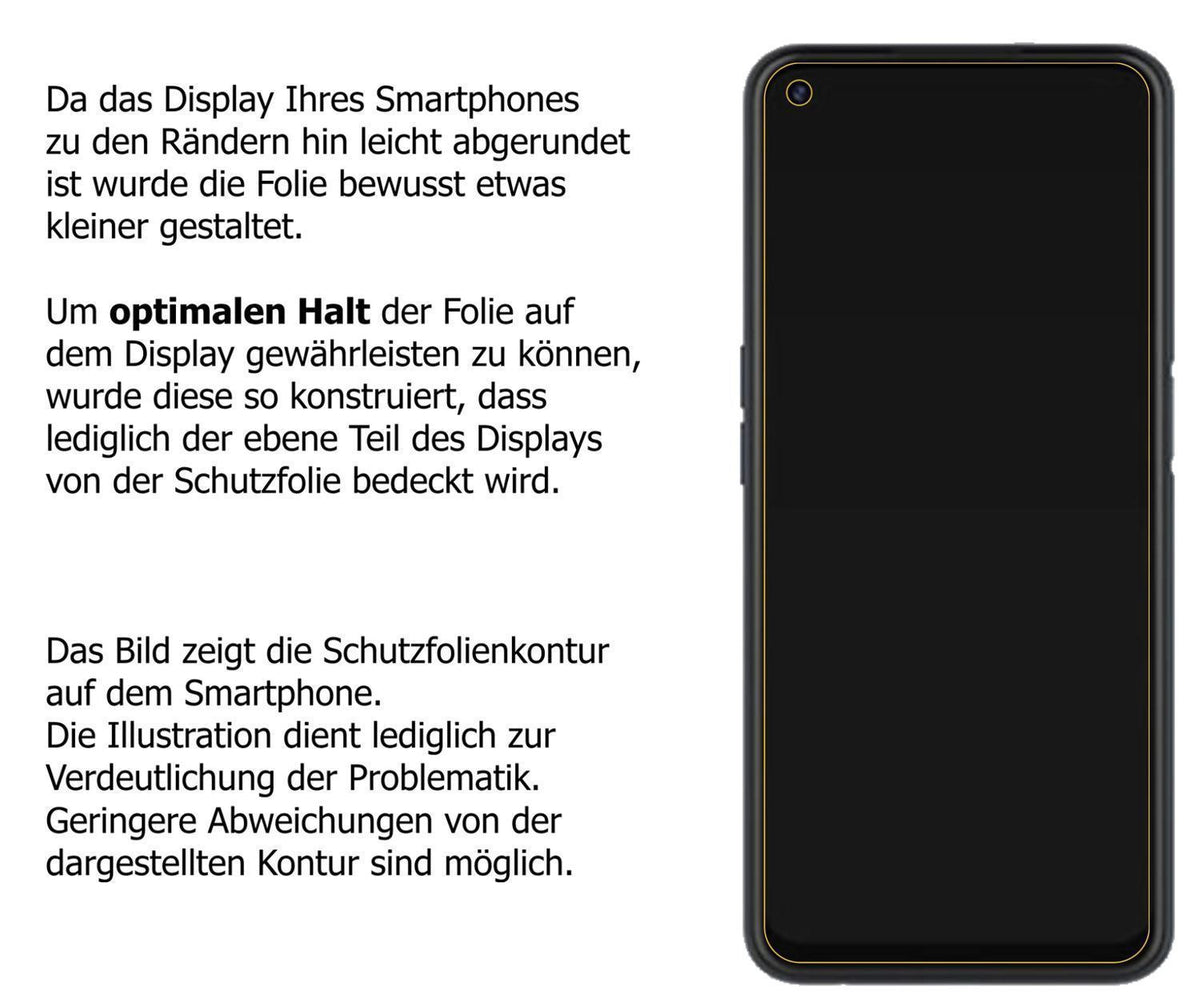 2x 9H Schutzfolie matt für Oppo A52 Panzerfolie (3)