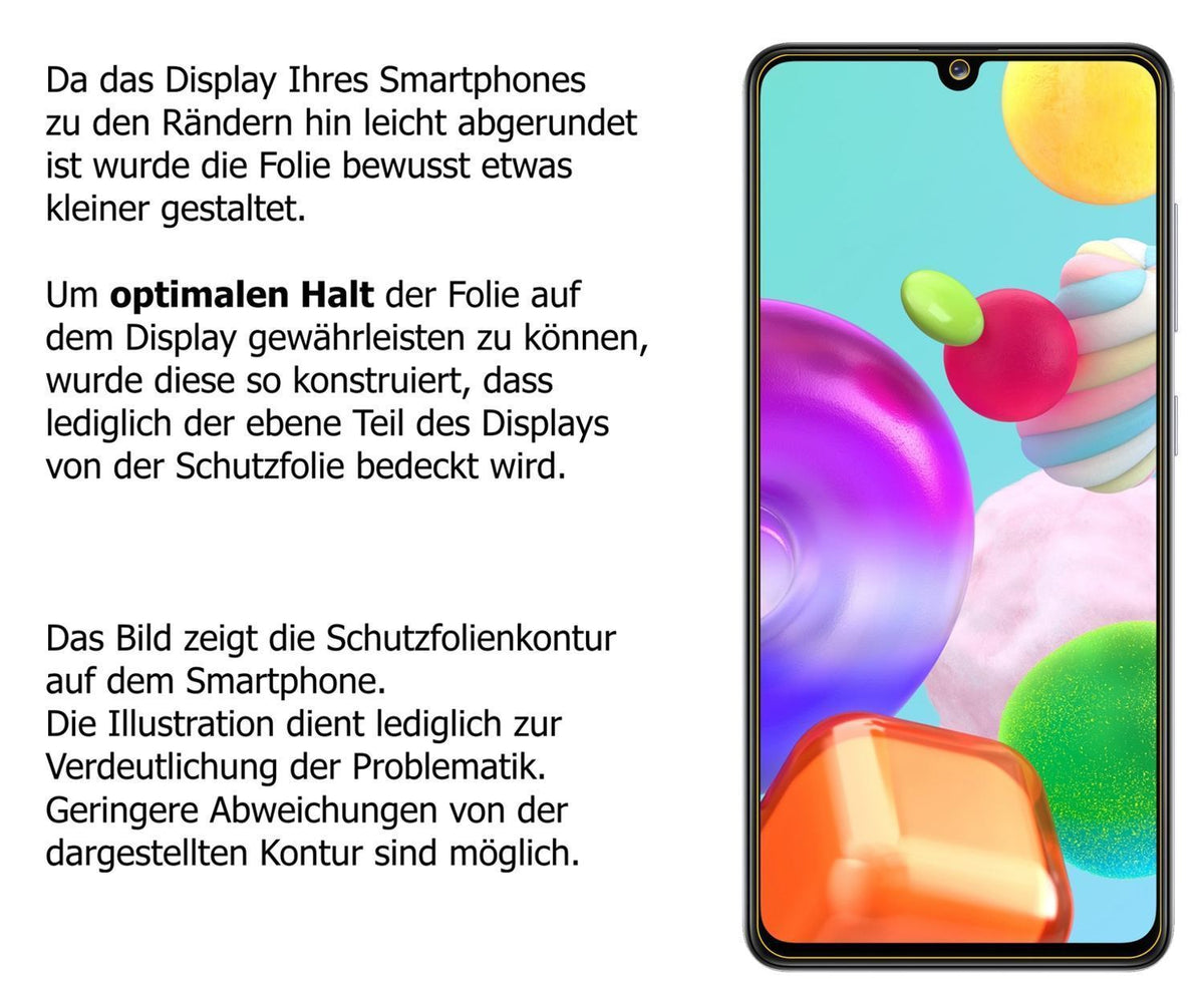Blickschutzfolie für Samsung Galaxy A41 matt Schut (5)