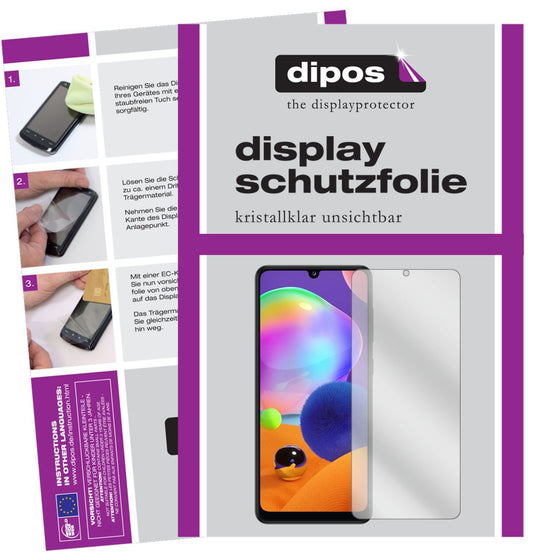 5x Schutzfolie klar für Samsung Galaxy A31 Display (1)