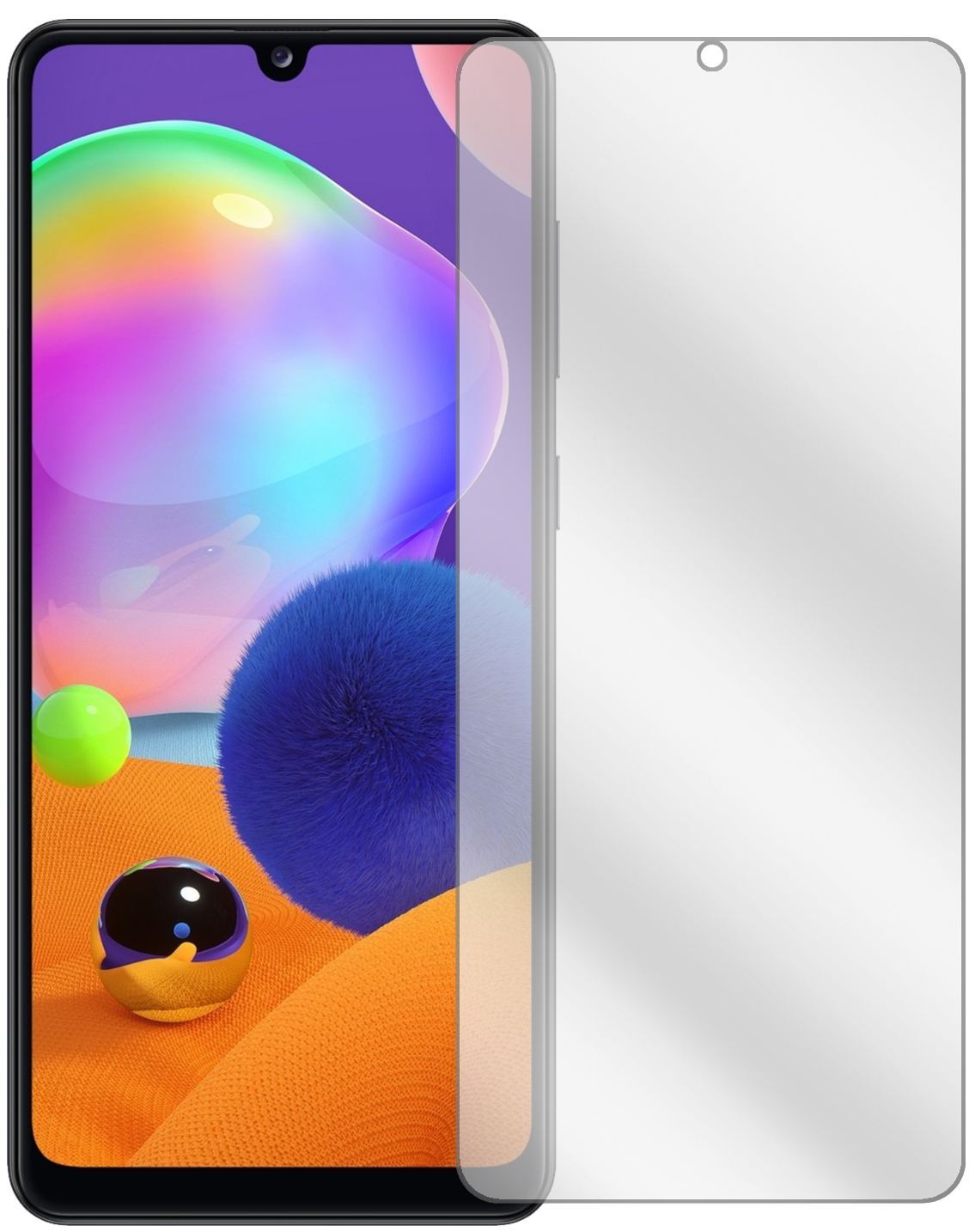 5x Schutzfolie klar für Samsung Galaxy A31 Display (2)