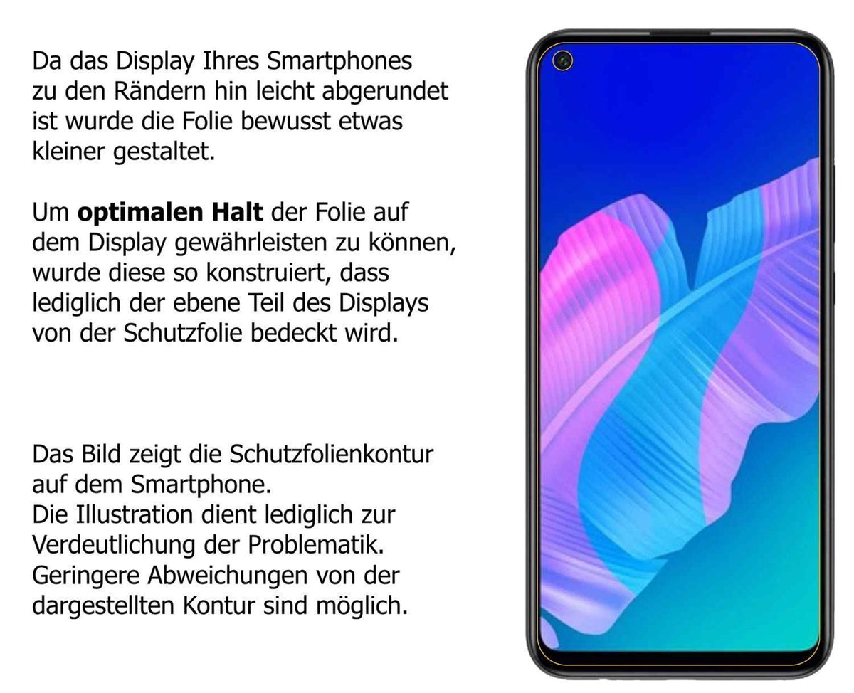2x 9H Schutzfolie matt für Huawei Y7p Panzerfolie (3)