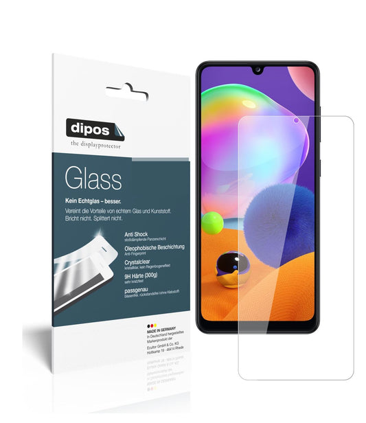 2x 9H Schutzfolie für Samsung Galaxy A31 Panzerfol (1)