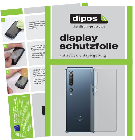 1x Schutzfolie matt für Xiaomi Mi 10 Pro Rückseite (1)