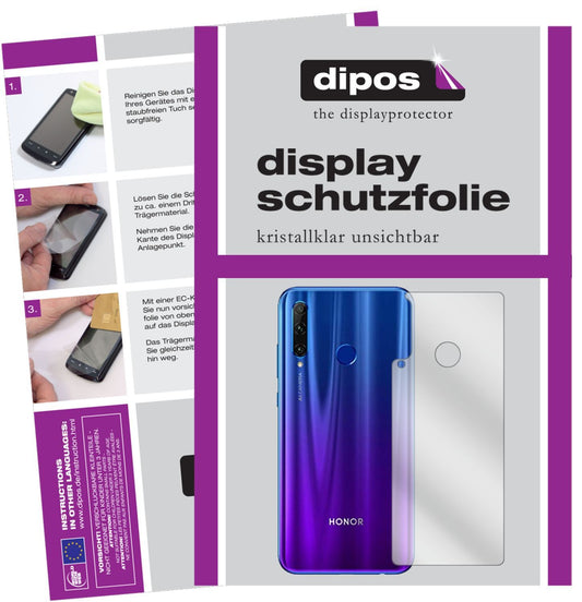 1x Schutzfolie klar für Honor 20E Rückseite Displa (1)