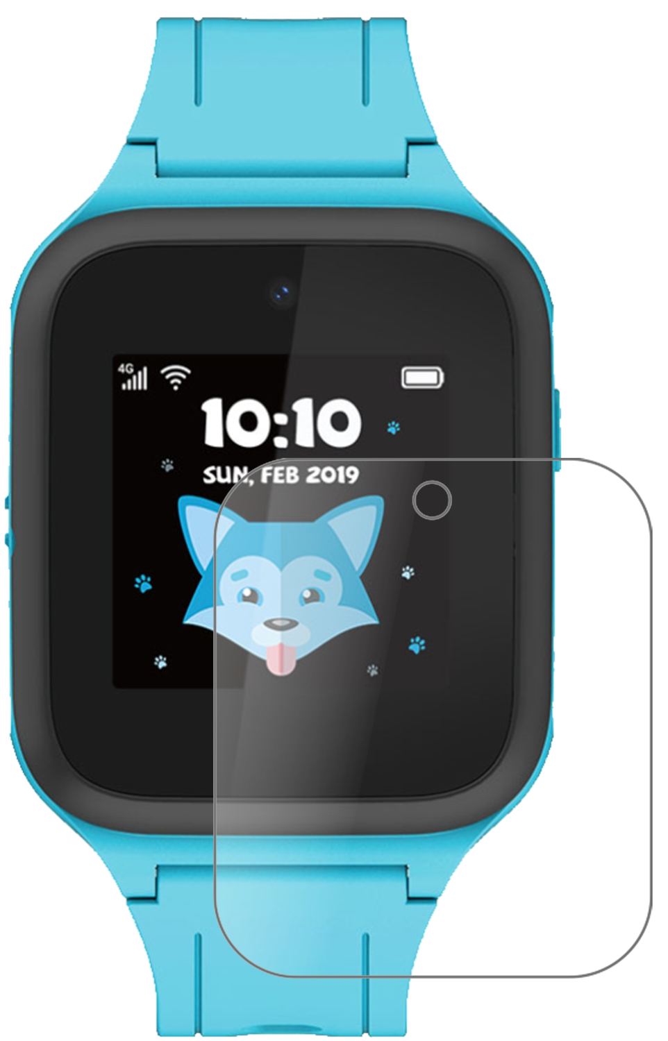 2x 9H Schutzfolie matt für TCL Movetime MT43K Panz (2)